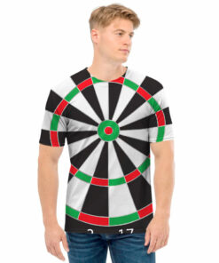 Classic Dartboard Print Men's T-Shirt