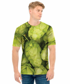Fresh Hop Cone Print Men's T-Shirt