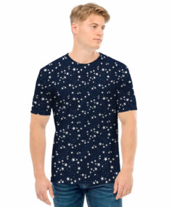 Star Sky Pattern Print Men's T-Shirt