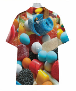 Yummy Gummy Print Hawaiian Shirt